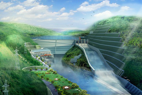 张掖老挝南塔河1号水电站项目